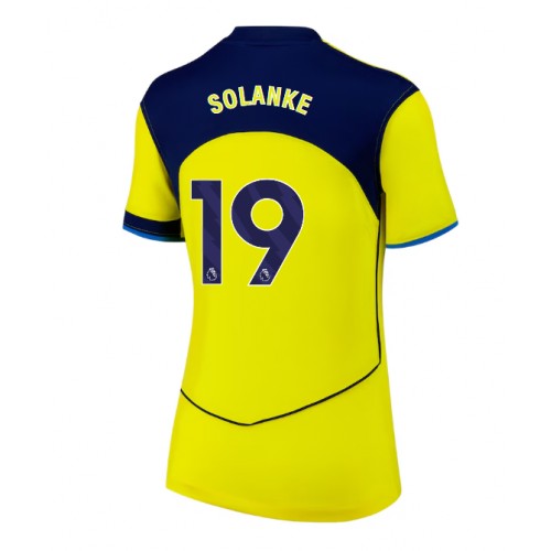 Tottenham Hotspur Dominic Solanke #19 Tercera Equipación Mujer 2025-26 Manga Corta